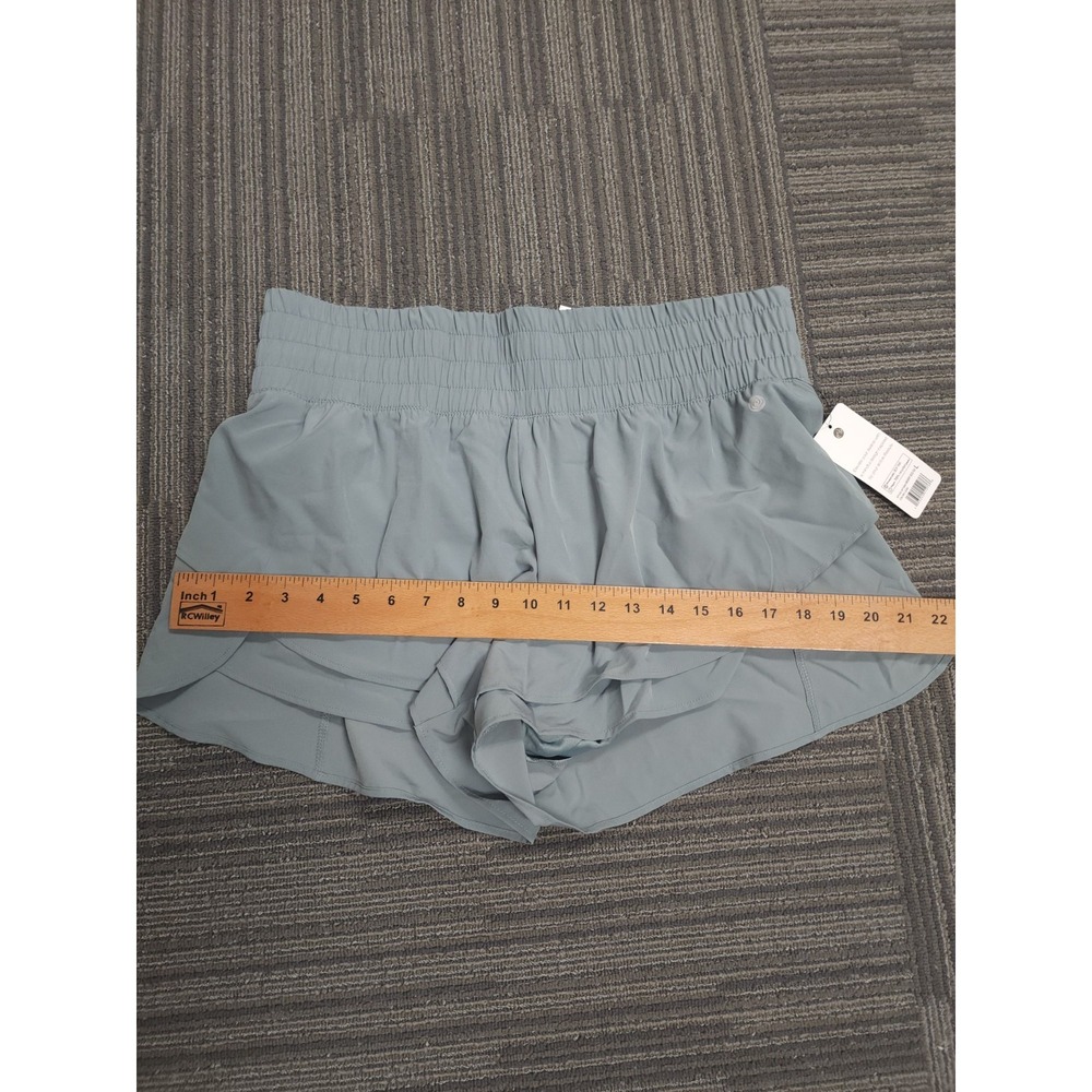 Apana Yoga Lifestyle Shorts AF 1389. L Milti-layered Built In Short Green Sz L